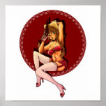 Sexy Anime Pinup Girl Poster posters