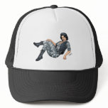 Sexy Army Military Pinup Girl in Camo #4 by Al Rio hats