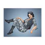 Sexy Army Military Pinup Girl in Camo #4 by Al Rio postcards