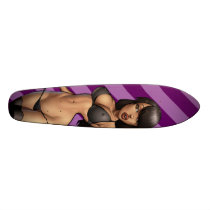 Sexy Asian Stripper Skateboard Oldschool