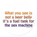 Sexy Beer Belly Stickers