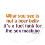 Sexy Beer Belly Stickers