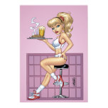 Sexy Blonde Waitress POSTER Pinup by Al Rio posters