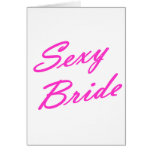 Sexy Bride Greeting Card