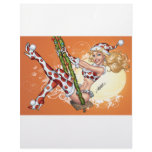 Sexy Christmas Pinup Girl on Swing by Al Rio letterhead