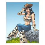 Sexy Cowgirl with Cowboy Hat by Al Rio photography