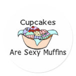 Sexy Cupcakes Sticker
