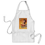Sexy Devil Girl Customizable Pinup by Al Rio aprons