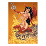 Sexy Devil Girl POSTER Pinup by Al Rio posters