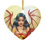 Sexy Devil saying Come Here by Al Rio ornaments