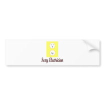 Sexy Electrician Bumper Sticker