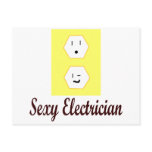 Sexy Electrician postcards