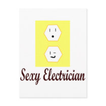 Sexy Electrician Post Cards