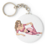 Sexy Fitness Exercise Dance Workout art keychains