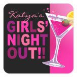 Sexy Glam Girls' Night Out Sticker