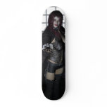 Sexy Gothic Pinup Girl Custom Skateboard Deck