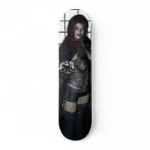 Sexy Gothic Pinup Girl Custom Skateboard Deck