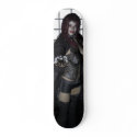Sexy Gothic Pinup Girl Custom Skateboard Deck