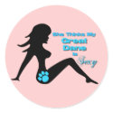 Sexy Great Dane Dog Stickers