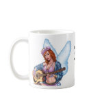 Sexy Guitar Red Head Customizable Mug by Al Rio
