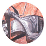 Sexy High Heel Shoes Charcoal Drawing stickers