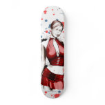 Sexy Hot Latex Girl Custom Skateboard Deck NEW!