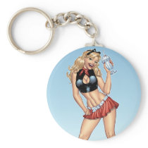 Sexy Ice Cream Milkshake Pin-up Girl by Al Rio