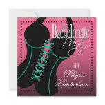 Sexy Lace Up Corset Bachelorette Lingerie Party Custom Invites