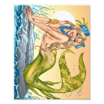 Sexy Mermaid by the Sea Shore by Al Rio