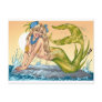 Sexy Mermaid by the Sea Shore by Al Rio Post Cards