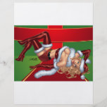 Sexy Ms Claus Santa's Wife customizable by Al Rio Personalized Flyer