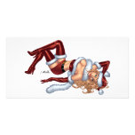 Sexy Ms Claus Santa's Wife customizable by Al Rio photo cards