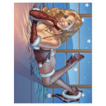 Sexy Ms Claus Santa's Wife in Lingerie by Al Rio flyers