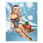 Sexy Ms Claus Santa's Wife in Lingerie by Al Rio Photographic Print