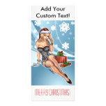 Sexy Ms Claus Santa's Wife in Lingerie by Al Rio rack cards