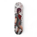 Sexy Nurse Hot New Skateboard Deck Custom Designed