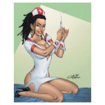 Sexy Nurse with Dreadlocks Giving You A Shot flyers