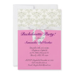 Sexy Pink Cute Bachelorette Party invitations