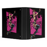 Sexy Punk Rock Girl by the comic artist Al Rio binders