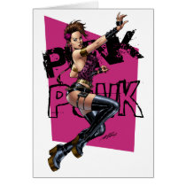 Sexy Punk Rock Girl by the comic artist Al Rio