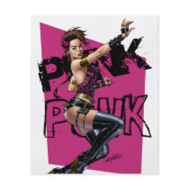 Sexy Punk Rock Girl by the comic artist Al Rio Personalized Flyer