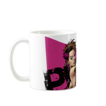 Sexy Punk Rock Girl by the comic artist Al Rio Mug