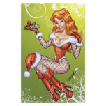 Sexy Red Head Ms Claus, Santa's wife by Al Rio stationery