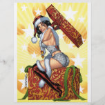Sexy Santa's Christmas Present original by Al Rio Flyer Design