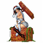 Sexy Santa's Christmas Present original by Al Rio photo sculptures