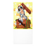Sexy Santa's Christmas Present original by Al Rio rack cards