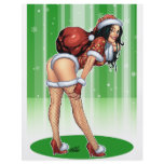 Sexy Santa's Helper w/ Christmas Gifts by Al Rio flyers