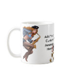 Sexy Saxophone Playing Red Head Mug by Al Rio