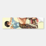 Sexy Vintage Handy Hammer Pinup Bumper Sticker
