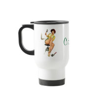 Sexy Vintage Plumber Pin Up Woman Mugs
